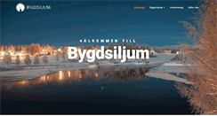 Desktop Screenshot of bygdsiljum.se