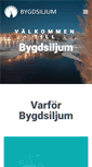 Mobile Screenshot of bygdsiljum.se